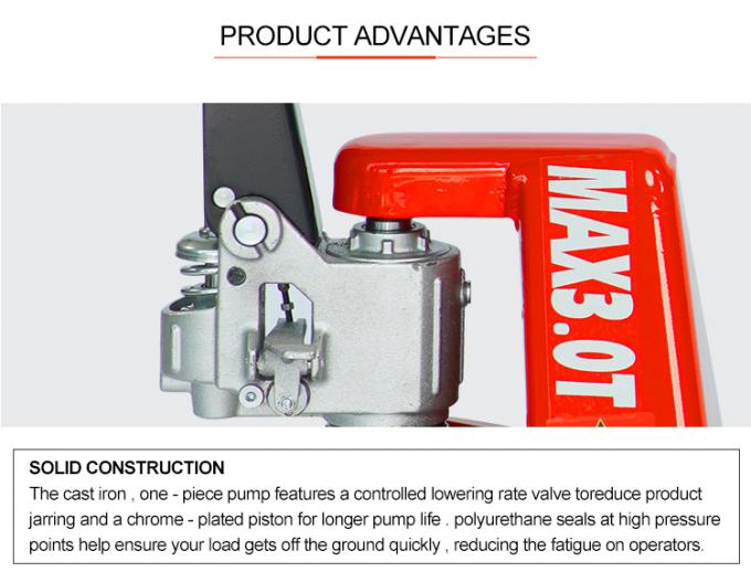 Camión de paletas de mano de la serie NF 3