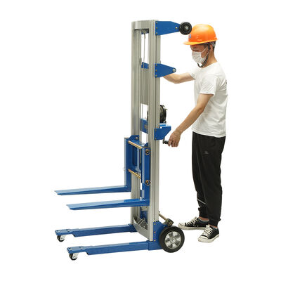 WFH Series Manual Hand Winch Stacker – Effortless Lifting, One-Person Operation