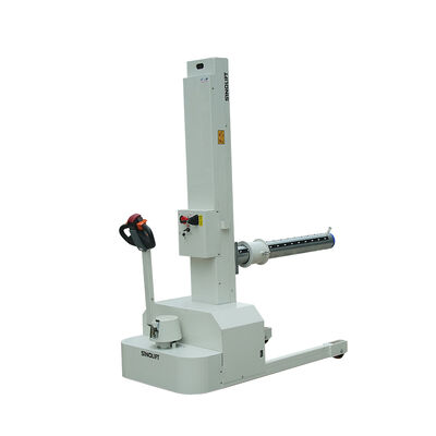 SINOLIFT CDD1019BF 1 Ton Electric Single-Arm Push-Pull Cart 1.95m Lifting Height Roll Material Handling Trolley