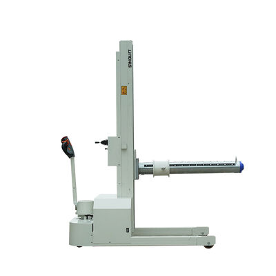 SINOLIFT CDD1019BF 1 Ton Electric Single-Arm Push-Pull Cart 1.95m Lifting Height Roll Material Handling Trolley