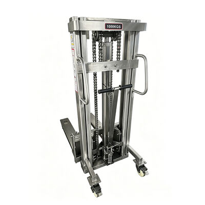 304 Stainless Steel Pallet Truck, Manual Lift, Hydraulic Forklift