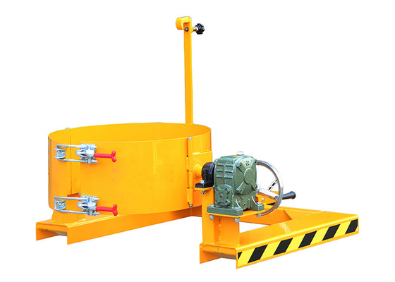 HK285 Forklift Mounted Drum Carrier 360 Degree Rotating Manual Drum Carrier Load Capacity 300Kg