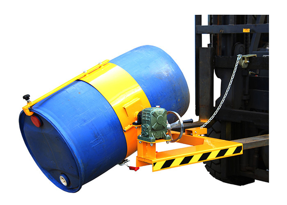 HK285 Forklift Mounted Drum Carrier 360 Degree Rotating Manual Drum Carrier Load Capacity 300Kg