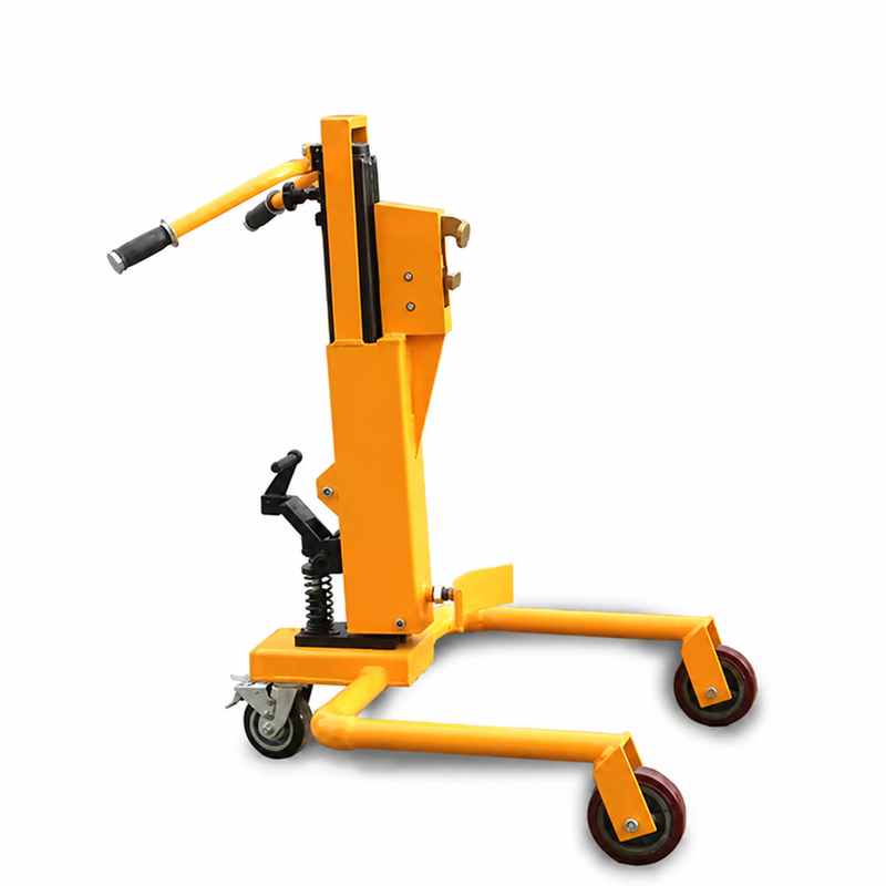 DT350 Gal Hydraulic Drum Handling Equipment Lifter High Elasticity Wheel Capacity 350kg
